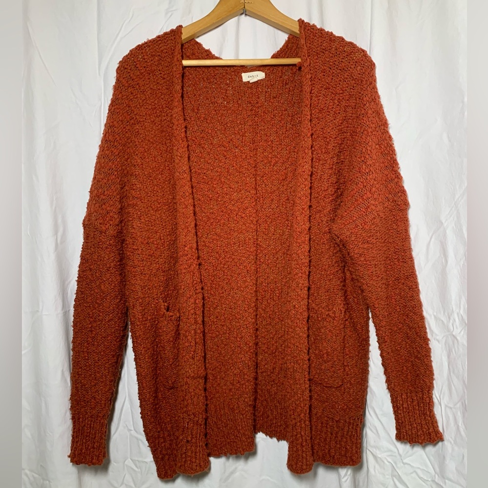 Debut Rust Colored Cardigan